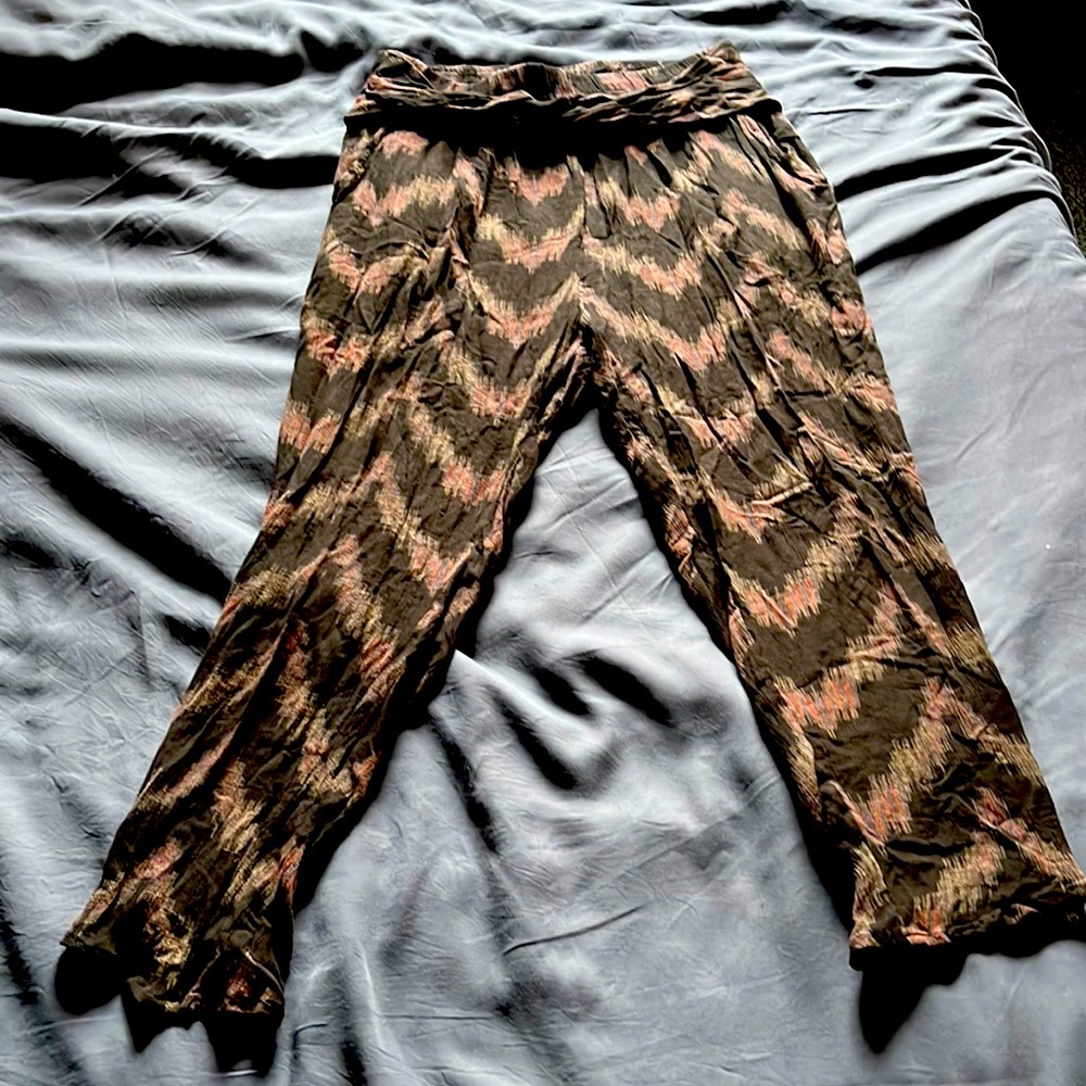 Funky, free people, harem pants size small
